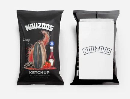 Nouzoos Semillas de girasol, Ketchup