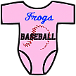 Club Baby Romper: Honkbalnaden