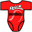 Club Baby Romper: Honkbalnaden