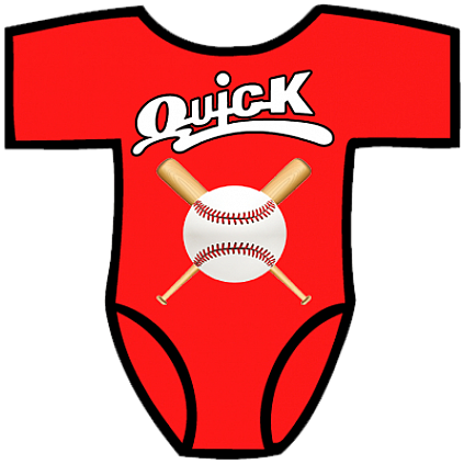 Club Baby Romper: Crossed Bats