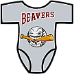 Club Baby Romper: Cracked Bat
