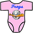 Club Baby Romper: Cracked Bat