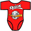 Club Baby Romper: Cracked Bat
