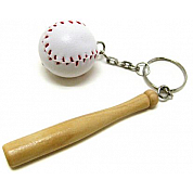 Keychain Baseball + Bat