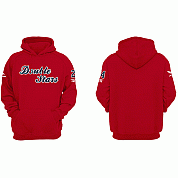 Double Stars Hoodie: Rood