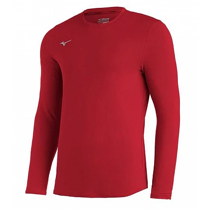 Mizuno COMP Diamond Undershirt LS: Red
