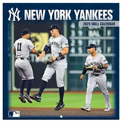 MLB New York Yankees 2025 Wall Calendar