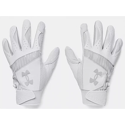 Under Armour Yard 9 Batting Gloves, White