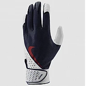 Nike Alpha Batt. gloves White/Navy/Red