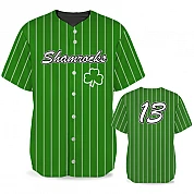 Pinstripe BB Jersey SS Full-Button