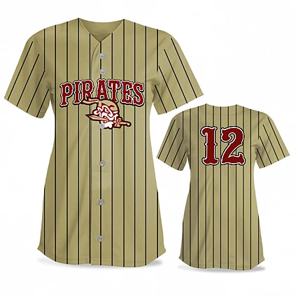 Pinstripe FP Jersey SS Full-Button