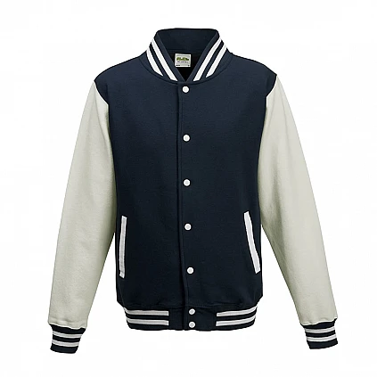 Varsity Jacket Oxford Navy/White