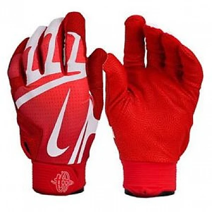 Guantes de bateo Nike Huarache Por batting, rojo (par)