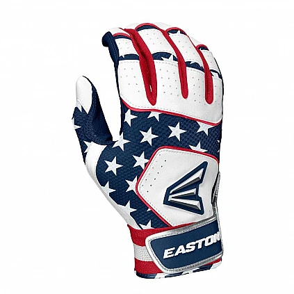 Easton Walk Off NX Batting Gloves Stars n Stripes Yth