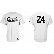 Caribe Jersey: White Flatback Mesh