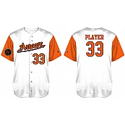 Arrows Jersey, Orange/White