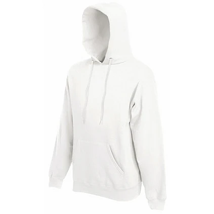 Maglione con cappuccio bianco