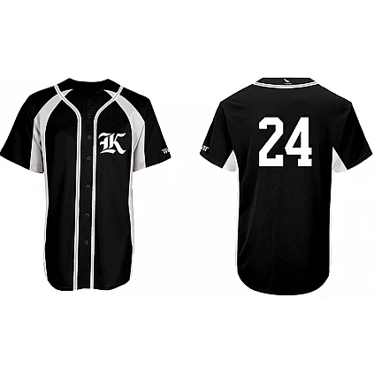 Karlskoga Bats Shirt, Zwart: Flatback Mesh