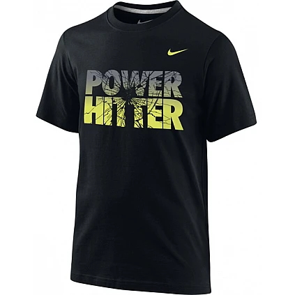 Nike T-Shirt Youth Power Hitter: Black