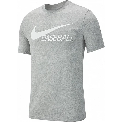 Nike T-Shirt BB Swoosh Grey