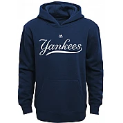 Yankees Wordmark Hoodie, Youth: 4-7