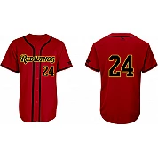 Rennes Redwings Jersey, Red: Flatback Mesh