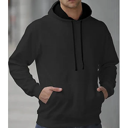 Hooded Sweater 2 Color: Dark Grey/Black
