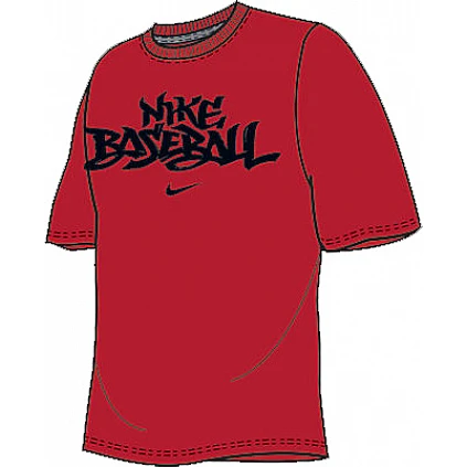 Nike T-Shirt Script Red