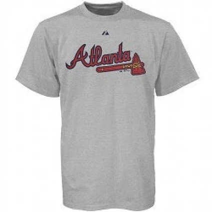 Wordmark T-Shirt Braves, grijs