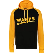 Romford Wasps - Felpa con cappuccio a contrasto