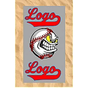 Club All-Over Beach Towel: Angry Baseball