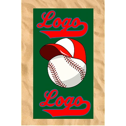 Club All-Over Beach Towel: Cap