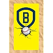 Club All-Over Beach Towel: Cracked Baseball