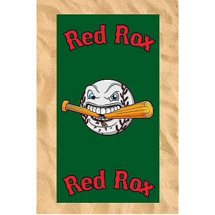 Asciugamano da spiaggia Club All-Over: Pipistrello incrinato