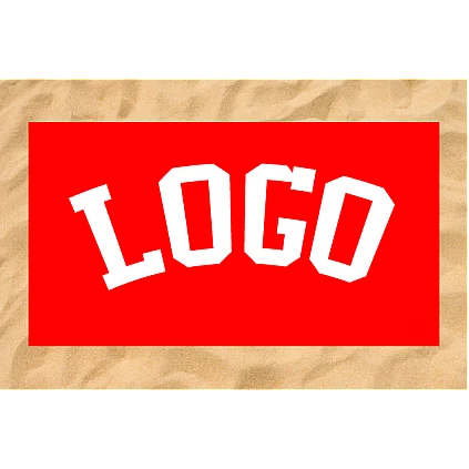 Asciugamano da spiaggia Club All-Over: Logo del club