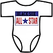 Club Baby Romper: All-Star