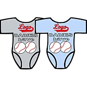 Club Baby Romper: Balls