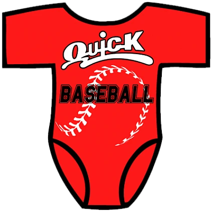 Club Baby Romper: Baseball Seams