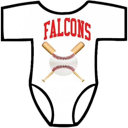 Club Baby Romper: Crossed Bats