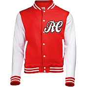 Red Castors Varsity Jacket