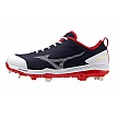 Mizuno Dominant 4 Laag Marine/Rood/Wit