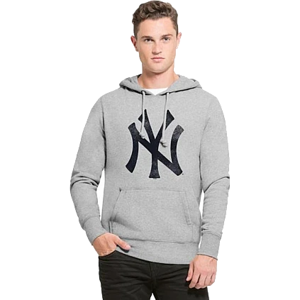 Sudadera 47 Brand Yankees Grey Headline, 47 Brand