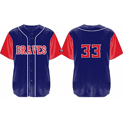 Berlin Braves Jersey, Sleeveless: Flatback Mesh