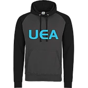 Felpa con cappuccio a contrasto UEA