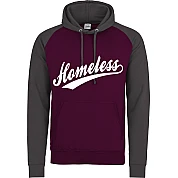 Sudadera con capucha en contraste Homeless