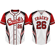 Cracks Alternate Jersey, Flatback Mesh