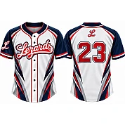 Loire Lezards Alternate Jersey, Flatback Mesh
