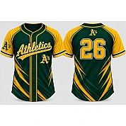 Hellevoet Athletics Alternate Jersey, Flatback Mesh