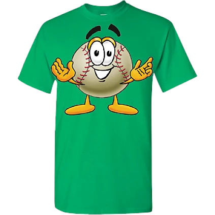 Mr. Baseball T-Shirt Groen: Handjes