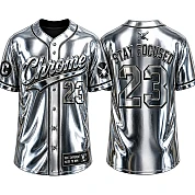 Party Jersey Mesh: Chrome